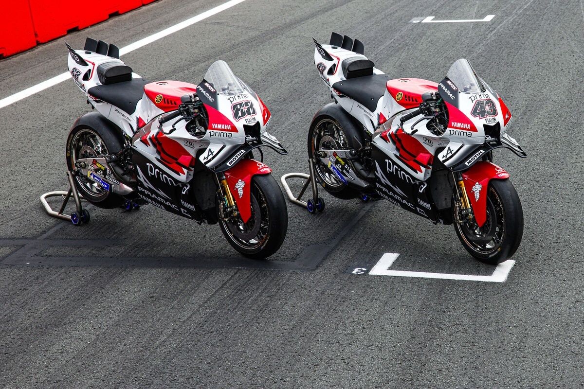 【MotoGP】ヤマハ、オランダGPで創立70周年記念の特別カラーリング実施！　YZF-R7の赤白カラーでレース挑む