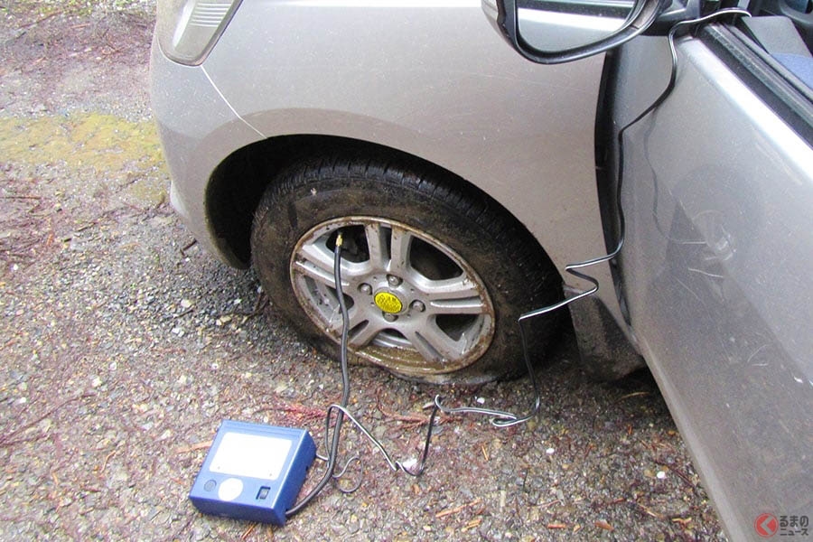 車のスペアタイヤ激減 その裏で増加 パンク修理キット はどう使うべき パンク修理の実情とは くるまのニュース 自動車情報サイト 新車 中古車 Carview
