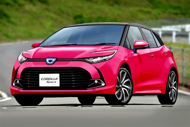 新型「カローラ」は“ハンマーヘッド顔”が有力。ボディ拡大＆新技術満載も231万円～と良品廉価は死守へ