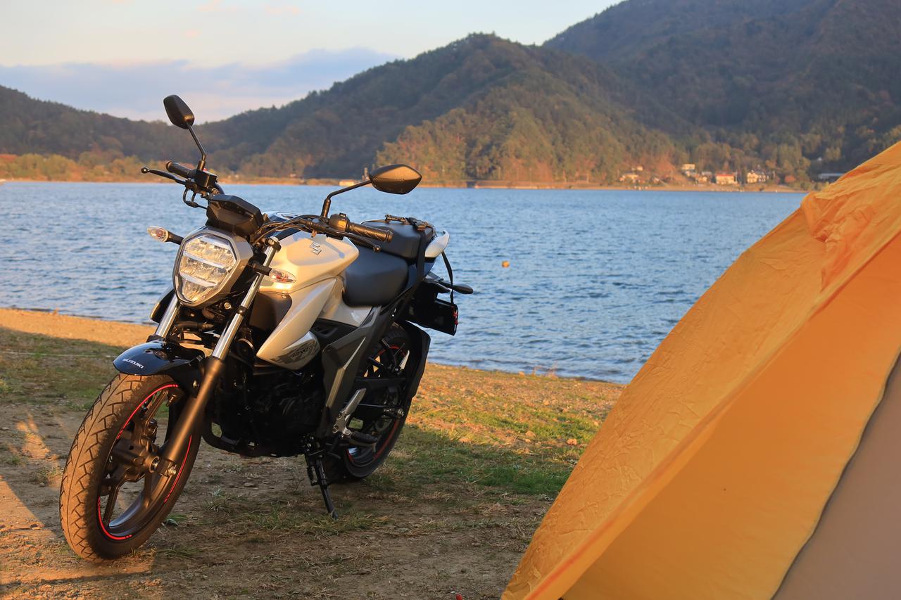 250ccと比べてどう スズキの150ccバイク ジクサー150 でキャンプ旅をしてみて思った と Suzuki Gixxer 150 キャンプツーリングインプレ まとめ Webオートバイ 自動車情報サイト 新車 中古車 Carview