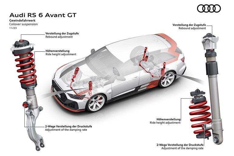 アウディが世界最速＆赤黒銀のド派手ワゴン「RS6アバントGT」発表。ウルトラ警備隊もビックリ