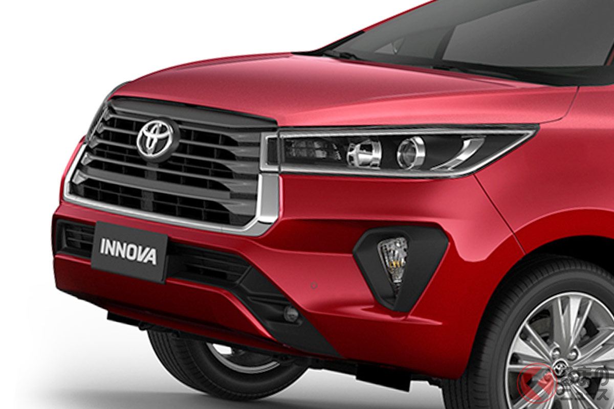 トヨタ新型ミニバン「イノーバ」刷新！ 2021年モデルはデザインをスポーティに！