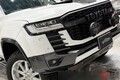 斬新なトヨタ「ランドクルーザー300」実車展示！ ダイナミックな100mmリフトアップ＆ワイドボディがスゴい！ 4本出しマフラー装着したKADDIS仕様の「本格SUV」とは！