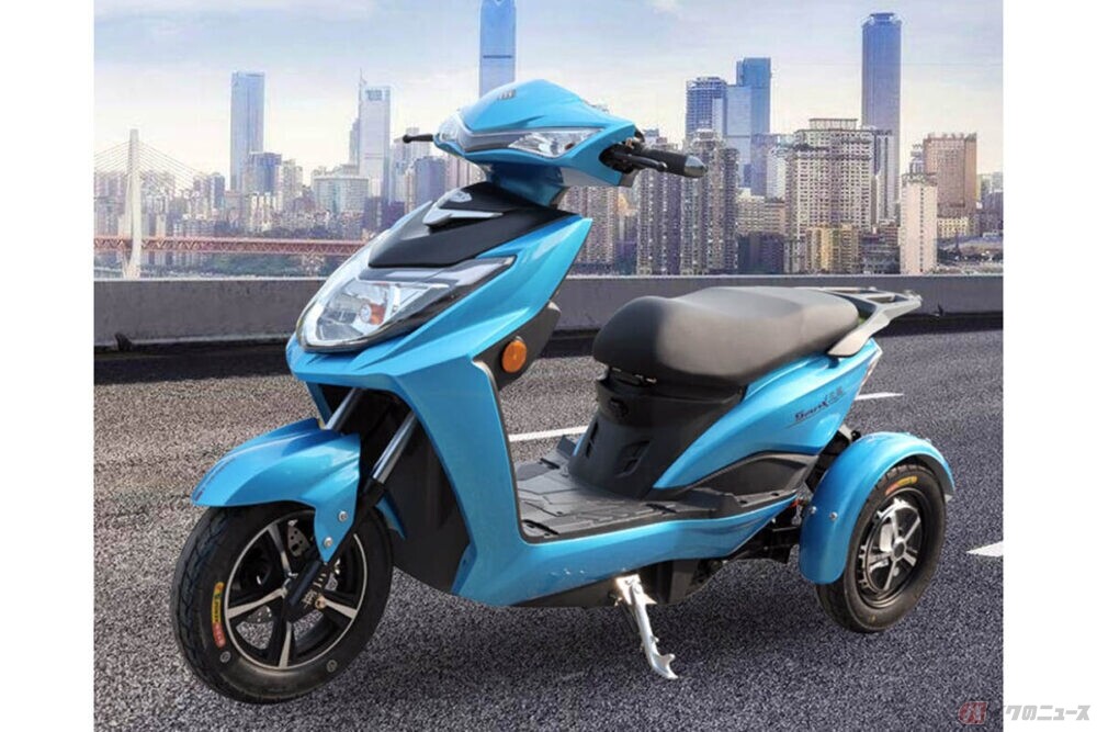 普通免許で乗れるバイクのような電動トライク リーン走行可能な「海神」登場！
