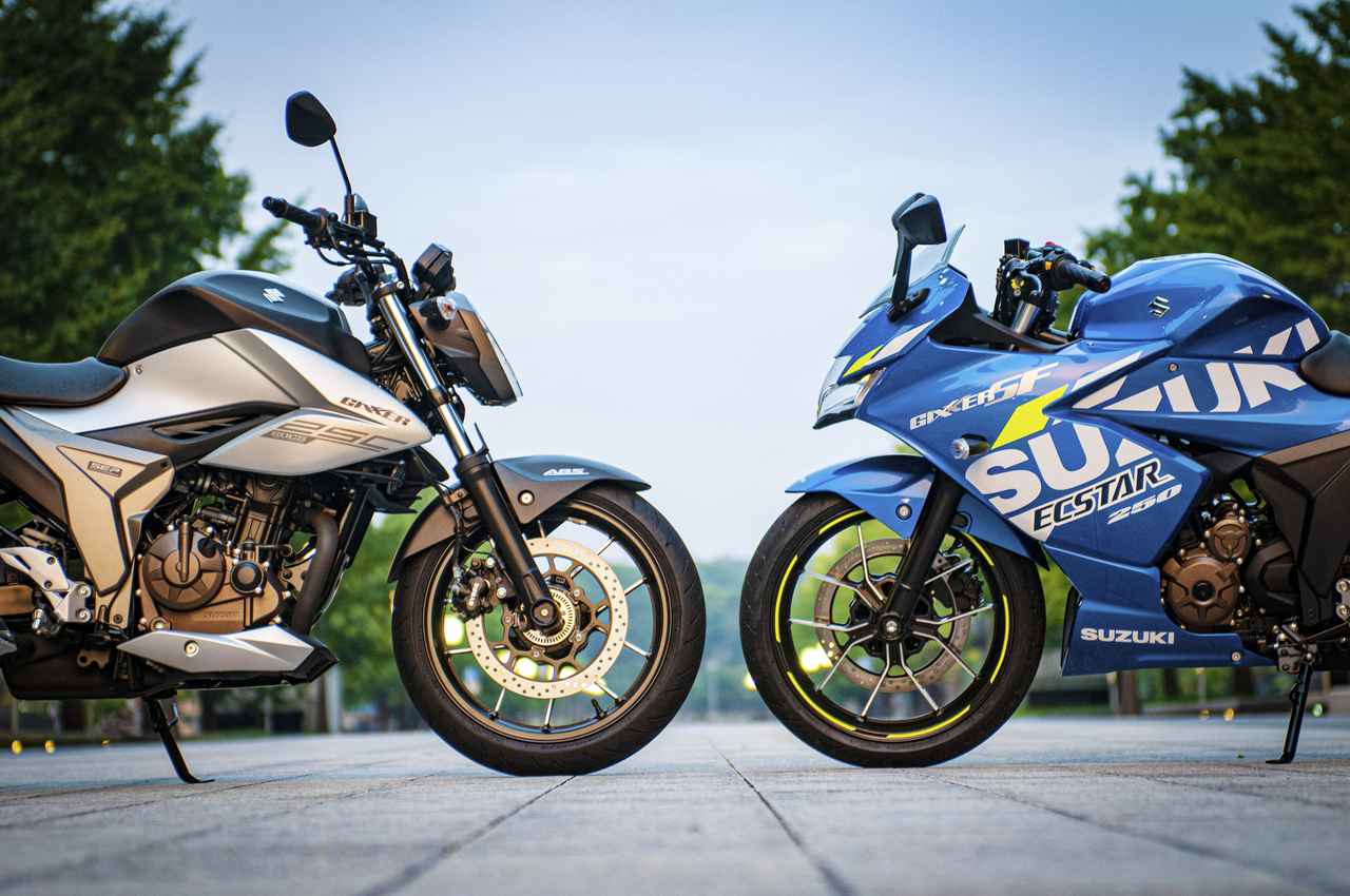 50万円以下で新車が買える唯一の250ccバイク スズキ ジクサーsf250 と ジクサー250 から始めるバイクライフってどうだと思う Suzuki Gixxer Sf250 Gixxer 250 街乗り比較インプレ 前編 Webオートバイ 自動車情報サイト 新車 中古車 Carview
