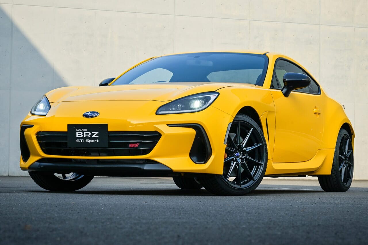 300台限定「サンライズイエロー」のBRZが登場。特別仕様車「STI