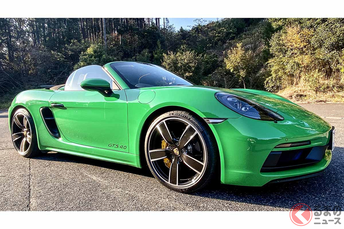 ポルシェ911愛好家をも魅了する 718ボクスターgts 4 0 のメリットとは 国内試乗 くるまのニュース 自動車情報サイト 新車 中古車 Carview