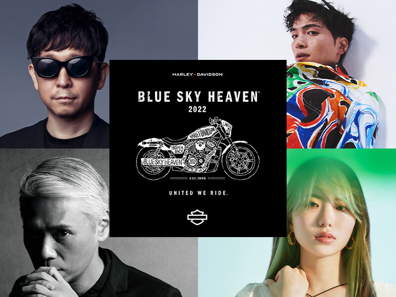 【ハーレー】ライダーの祭典「BLUE SKY HEAVEN」音楽ステージの出演者を発表！