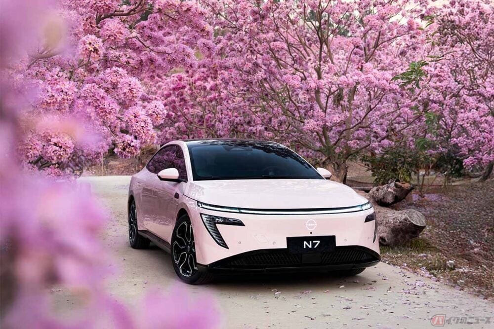 将来は日本導入もあるかも!? 日産が東風日産乗用車公司の新型EVセダン「N7」の詳細スペックを公開