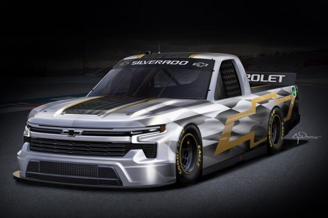 シボレー、2022年NASCARトラック・シリーズ投入の新型『シルバラードRST』を初披露