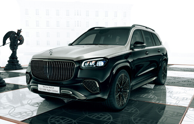 Mercedes-Maybach EQS SUV ミニカー 黒と金カスタム Mercedes-Maybach EQS SUV ミニカー 黒と金カスタム Mercedes