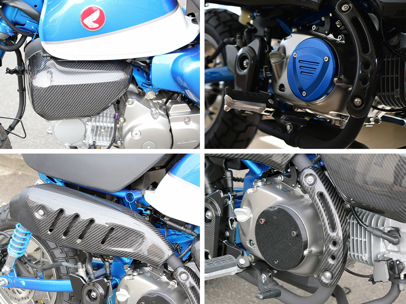 Speedra のモンキー125用カスタムパーツに新製品4アイテムが登場 バイクブロス 自動車情報サイト 新車 中古車 Carview