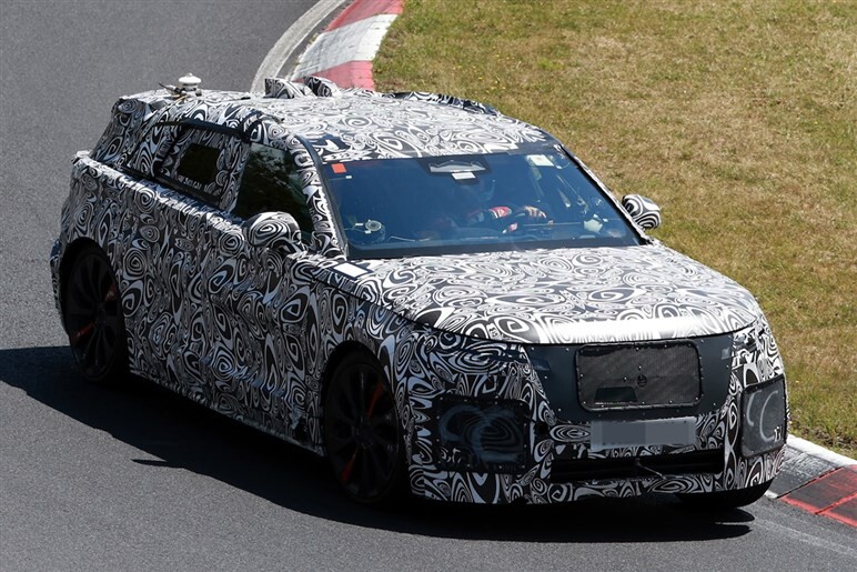 【まさかの】リアウィンドウ廃止も？ ランドローバー「ヴェラール EV」のプロトタイプを初撮影