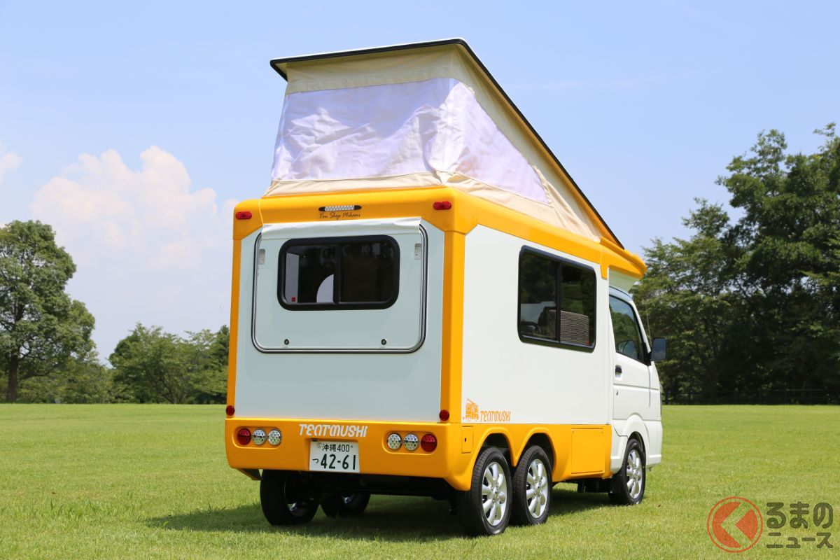 タフ顔だけど可愛い 大人でも車中泊余裕な軽キャンパー テントむし どんな仕様 くるまのニュース 自動車情報サイト 新車 中古車 Carview
