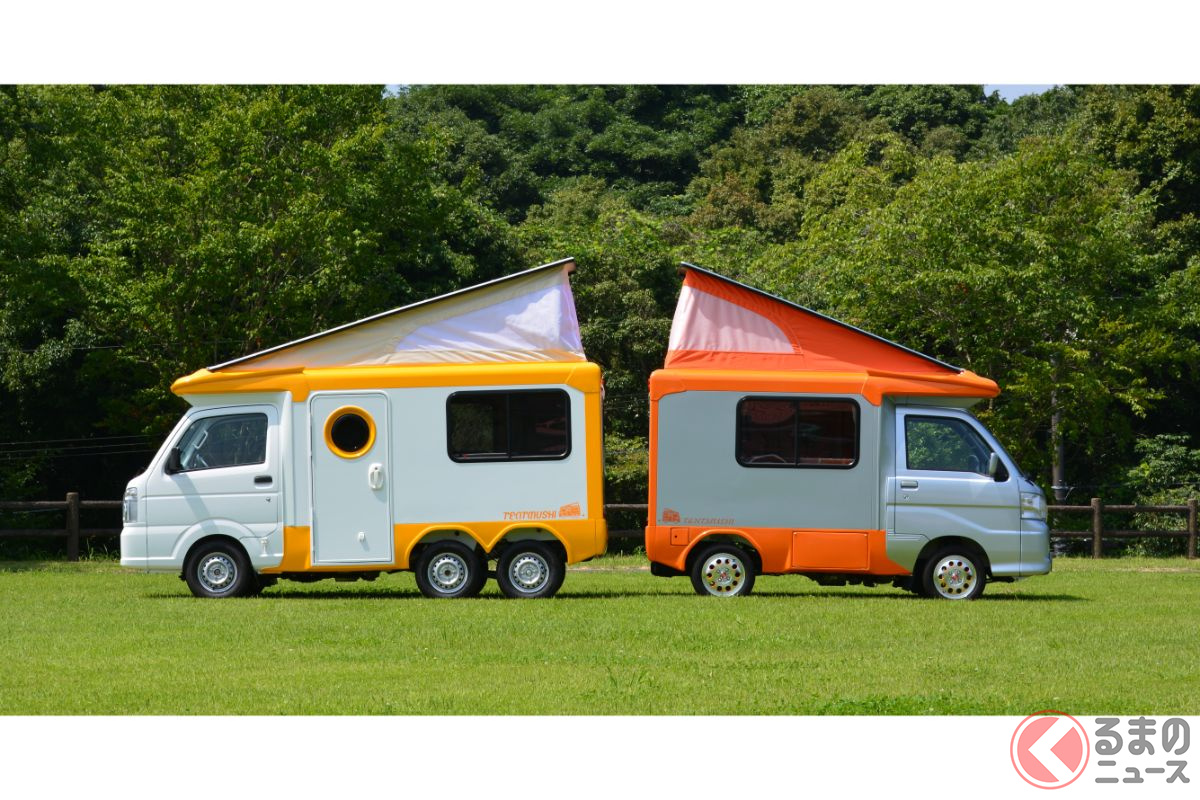 タフ顔だけど可愛い 大人でも車中泊余裕な軽キャンパー テントむし どんな仕様 くるまのニュース 自動車情報サイト 新車 中古車 Carview