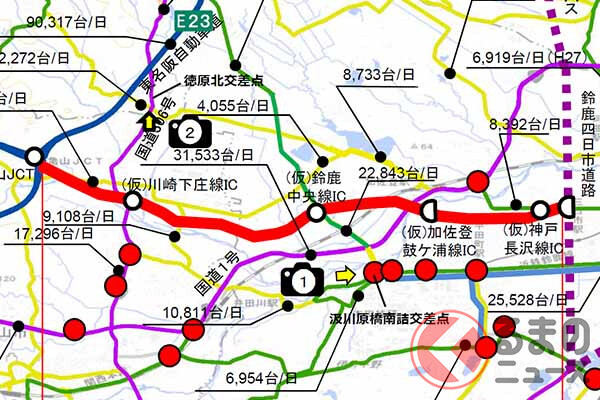 新名神・東名阪に接続「鈴鹿亀山道路」の計画が始動！ 亀山JCT～市内直結、新たな東西軸に