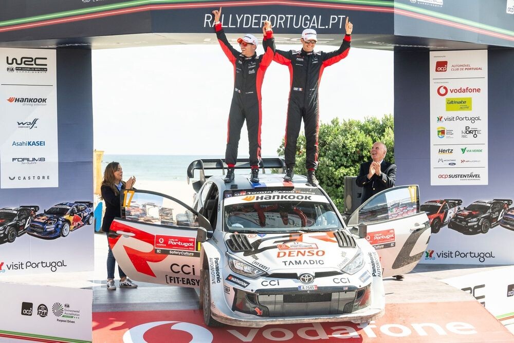 トヨタのオジェ、ラリー・ポルトガル通算7勝目。夏仕様に衣替えしたトヨタが開幕5連勝