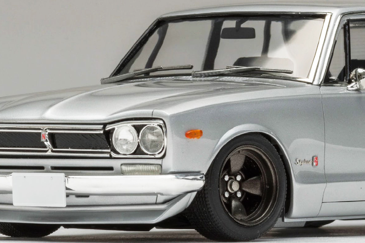 2000万超!?「ハコスカGT-R」ホイールは「バイオレットターボ」用! 1/24