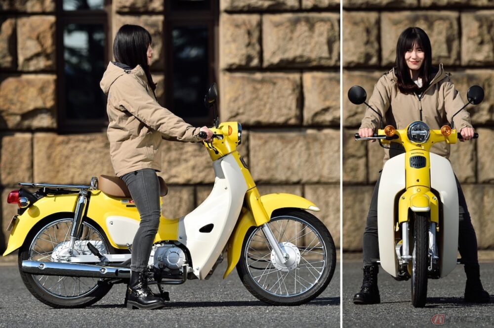 日本のヘリテイジといえばスーパーカブ 初心者ライダーの高梨はづきが ホンダのロングセラーモデル スーパーカブ110 に乗ってみました バイクのニュース 自動車情報サイト 新車 中古車 Carview