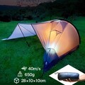 超軽量650g！最大風速40m/sの暴風にも耐える究極の全天候型バッグinテント