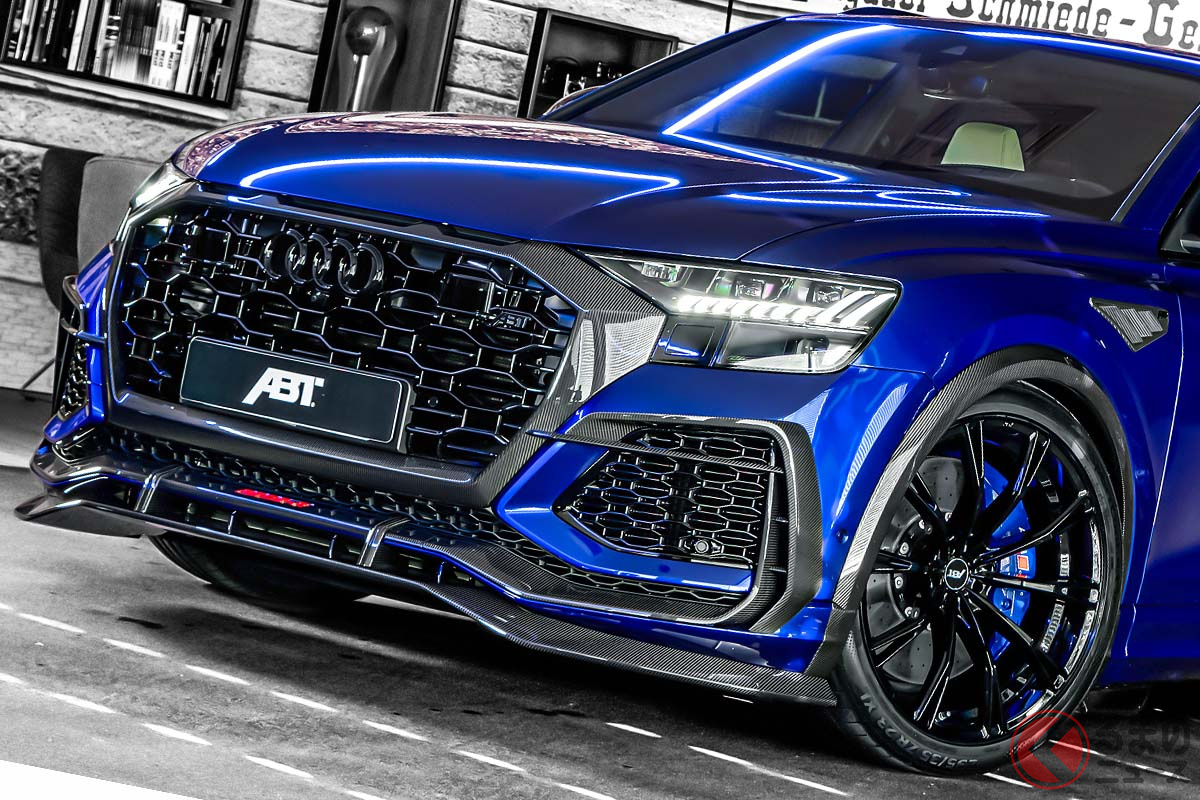 最速suv ベンテイガ スピード より速い Abt Rs Q8 R に蒼い稲妻ブルー登場 くるまのニュース 自動車情報サイト 新車 中古車 Carview
