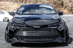 自作オーバーフェンダーに挑戦中！全幅+70ミリの通勤用トヨタ「カローラスポーツ」はさらにワイド化を目指す