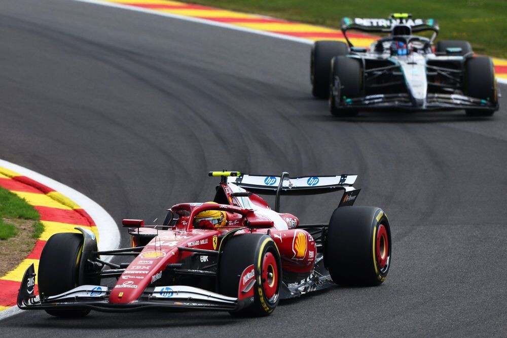 F1ベルギーGP、4台がピットレーンスタートを選択。ハミルトンとアントネッリ、アロンソ、サインツが最後方からレースへ