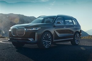 BMW X7のコンセプトカーが世界初公開。最上級セグメントに属するSUVはブランド初