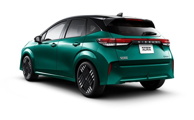 【どうした日産!?】ノートオーラがデザイン一新。ギラギラ顔にモノグラム柄シートで大胆イメチェン