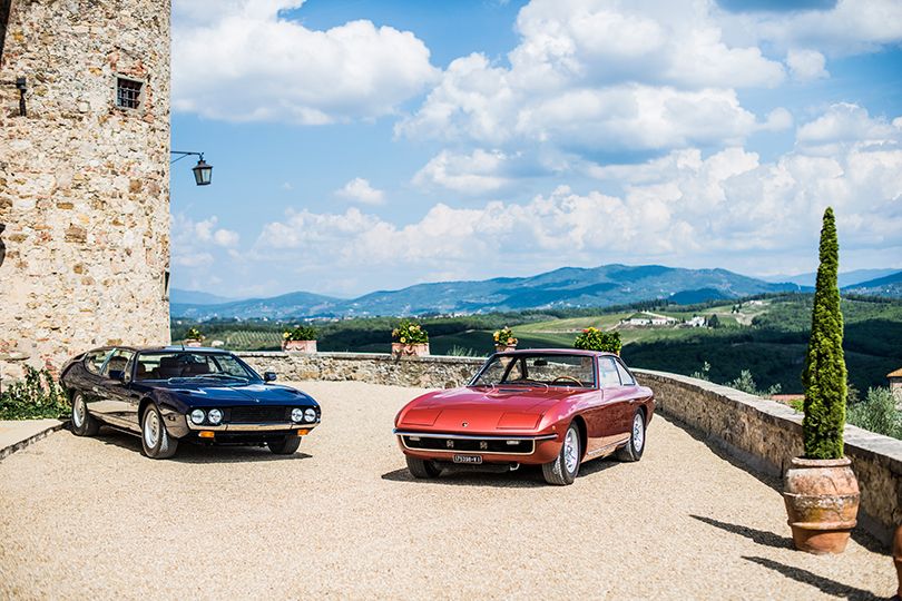 ランボルギーニが希少GTカーの50周年を祝う──エスパーダ＆イスレロがイタリアを走り抜ける