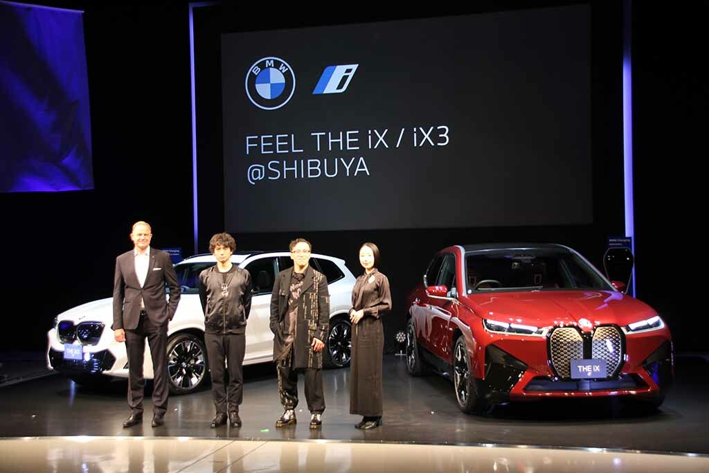 「BMW iX＆iX3」が渋谷をジャック！ BMWが最新ピュアEVとなる「 iX」と「iX3」の販売を開始