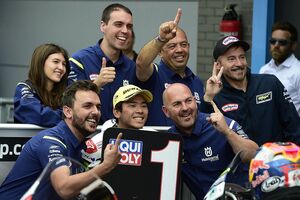 Moto3初優勝の佐々木歩夢「皆に恩返しができた」オーナーのマックス・ビアッジもレースぶりを称賛