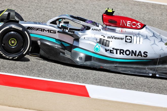 F1バーレーンテストがスタート ガスリー最速 ペレスが最多周回走行 メルセデスは驚きの新サイドポッドを導入 Autosport Web 自動車情報サイト 新車 中古車 Carview