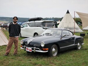 「空冷エンジンがお気に入り。意外と荷物も積めるんです」【カルマンギア】｜こだわりの愛車探訪