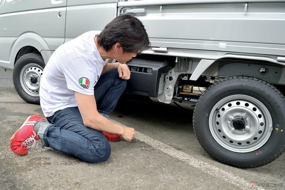 ヨシムラ「Slip-On Ovalサイクロン」を装着したスーパーキャリイに試乗