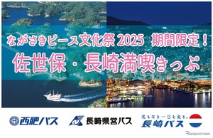 「my route」アプリで佐世保・長崎満喫きっぷ発売、「なが平和文化祭」に合わせて…トヨタフィナンシャルサービス