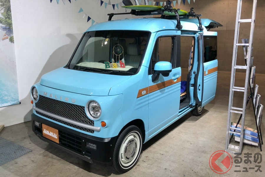 超カワイイ ホンダ N Van が登場 レトロ風なカスタムモデルを初公開 くるまのニュース 自動車情報サイト 新車 中古車 Carview