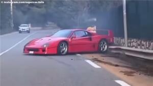 【クラッシュ！】えーマジか・・・ランド ノリスのフェラーリF40がクラッシュ！さらに英国でも！1週間のうちに2台のフェラーリF40がクラッシュ・・・