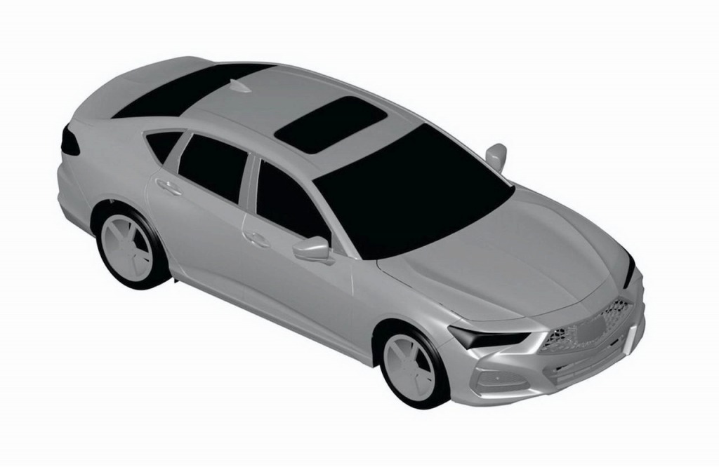 スクープ ホンダの新型 アキュラtlx 特許画像がリーク デビューは最速で今夏 Le Volant Carsmeet Web 自動車情報サイト 新車 中古車 Carview