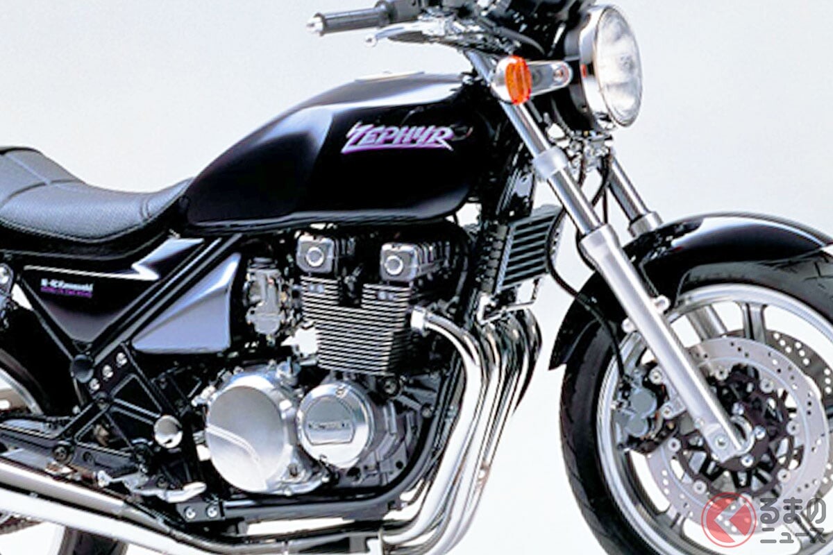 カワサキ名車「ゼファー」登場！ 空冷“直4エンジン”搭載しバイクブーム率いた「歴史的モデル」続々と実車公開へ！ カワサキが「熱狂の1980年代」を特別展示で紹介！