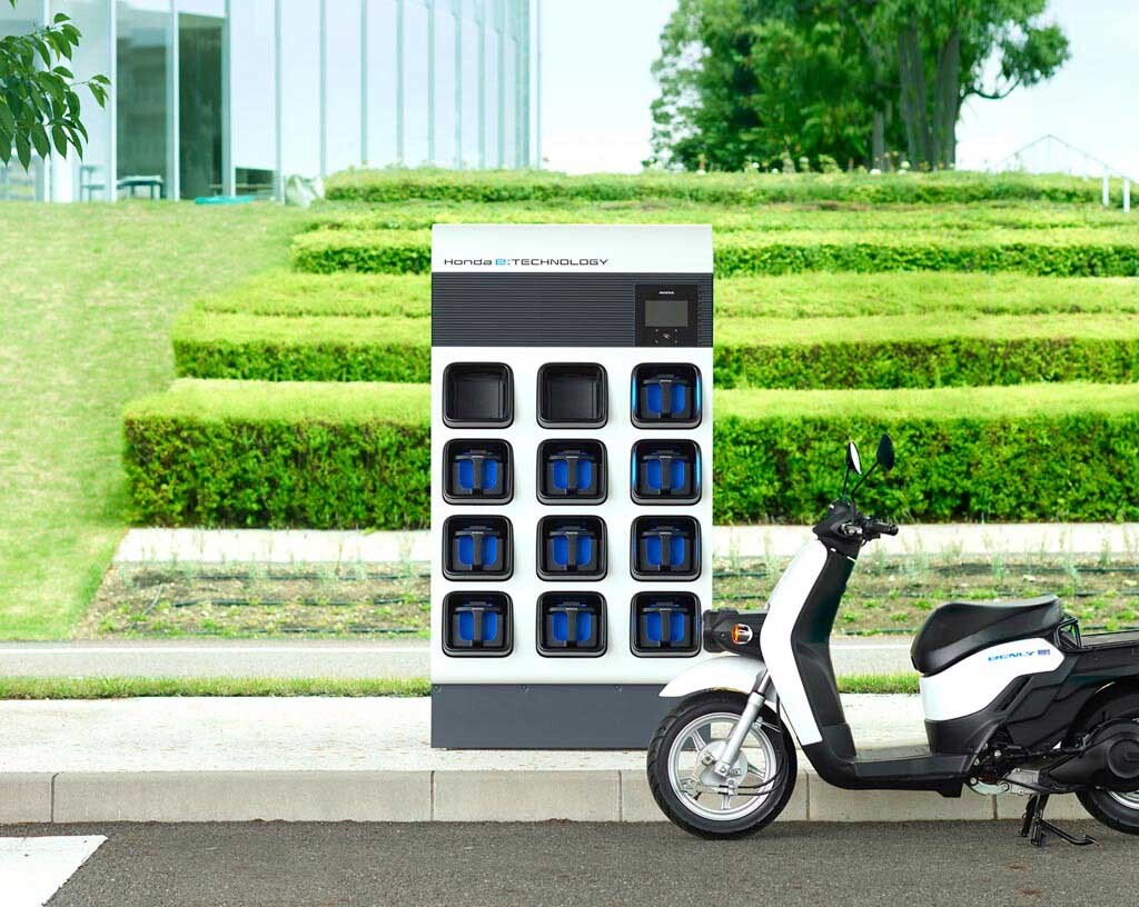 カーボンニュートラルへの取り組みがまた一歩前進！ ホンダのバッテリー交換ステーションが稼働開始