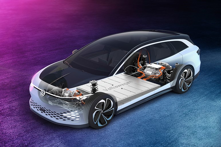 フォルクスワーゲン、新型EV「ID. スペースヴィジョン」を発表。SUVとグランツーリスモのデザインを融合