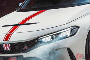 【欧州】ホンダ新「シビック“タイプR”」登場！ 大型リアウィング＆黒ルーフ採用の「“ファイナル”モデル」！ まもなく終了の「ホットハッチ」祝うアルティメイト エディション登場
