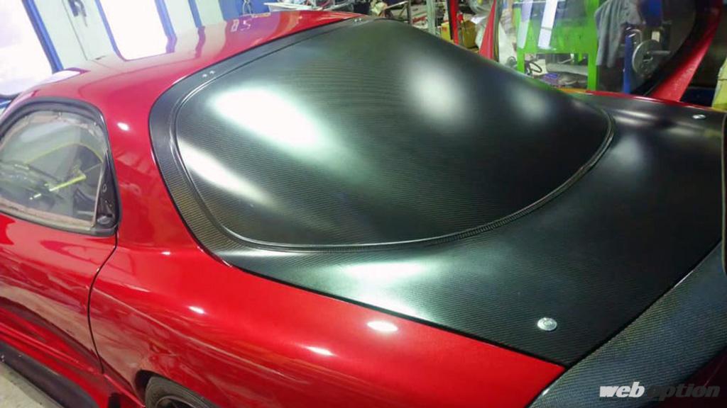純正比マイナスキロ以上の軽量化 軽さを追求するfd3s乗り必見のドライカーボンリヤゲートが登場 Web Option 自動車情報サイト 新車 中古車 Carview