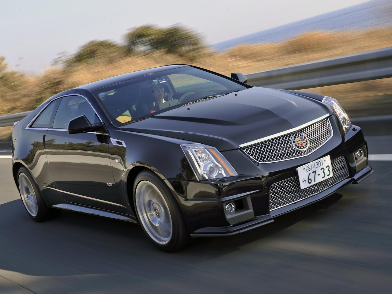 6.2L V8 S／C搭載のキャデラック CTS-Vクーペは、アメリカンマッスル