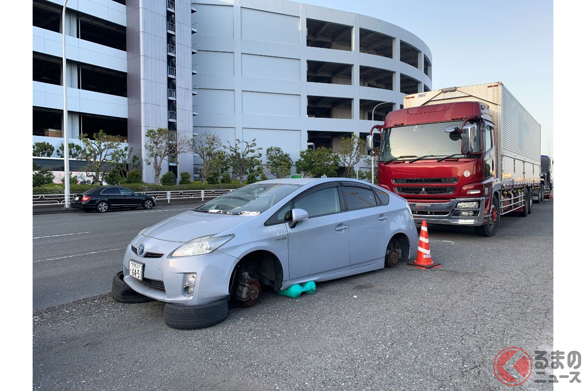 なぜ大黒ふ頭に ナンバー無し車 放置 軽から高級車まで無惨な状況も 長期間放置される理由とは くるまのニュース 自動車情報サイト 新車 中古車 Carview