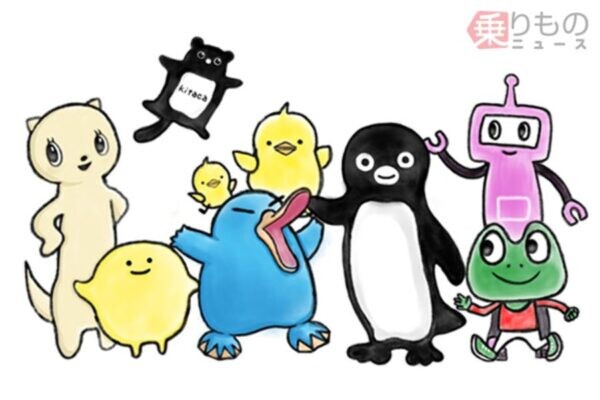 「Suicaのペンギン」強すぎる!? 「好きな交通系ICカードのキャラ」を聞いた 地方キャラも健闘!?
