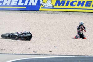 ザクセンリンク”魔のターン1”が難しいのはなぜ？　MotoGPドイツGPで転倒が続出した理由