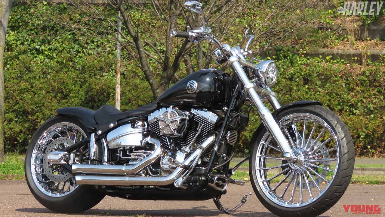 ソフテイルブレイクアウトのスープアップカスタム ハーレーカスタムトレンドnews Webヤングマシン 自動車情報サイト 新車 中古車 Carview