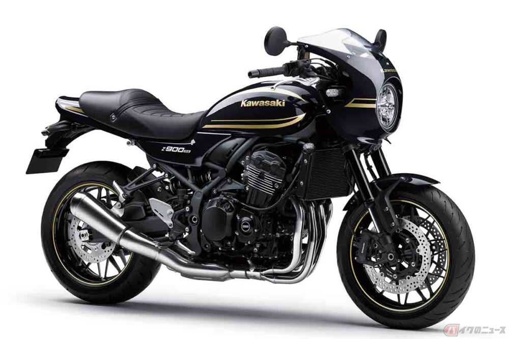 Kawasaki 　Z900RSカフェ バイク用タンク 黒/金 Kawasaki Z900RSカフェ バイク用タンク 黒/金